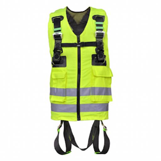 Yellow High-Visibility 2 Point Full Body Harness - FA 10 302 00